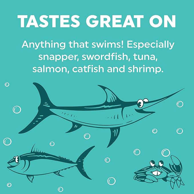 Fire &amp Smoke Society Fish Monger Seafood Seasoning | Fish Seasoning for Snapper Swordfish Tuna Catfish Salmon | BBQ Rubs and Spices | Himalayan Pink Salt Garlic Aromatic Herbs Lemon and Ora