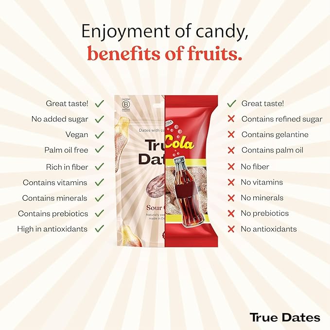 True Dates Creamy Peanut Butter 3.5 oz (Pack of 12)