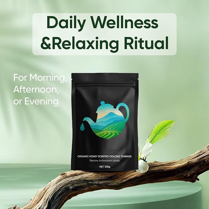 Oolong Tea Whole Leaf Tea Bags Natural Digestion &amp Daily Balance Support Vegan &amp Non-GMO 20 Count (1)