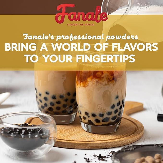 Fanale Premium Lavender Bubble Tea Flavoring Powder | Perfect for Baking Smoothies Desserts and Drinks | Instant Flavoring Powder for Boba Milk Tea - 2.2 Pounds (Pack of 20)
