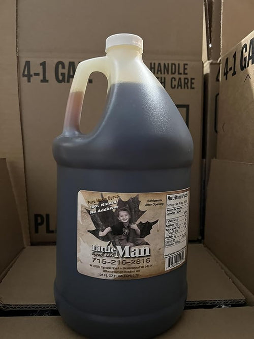 100% Pure Wisconsin Maple Syrup Grade B/Dark Robust Taste Gallon