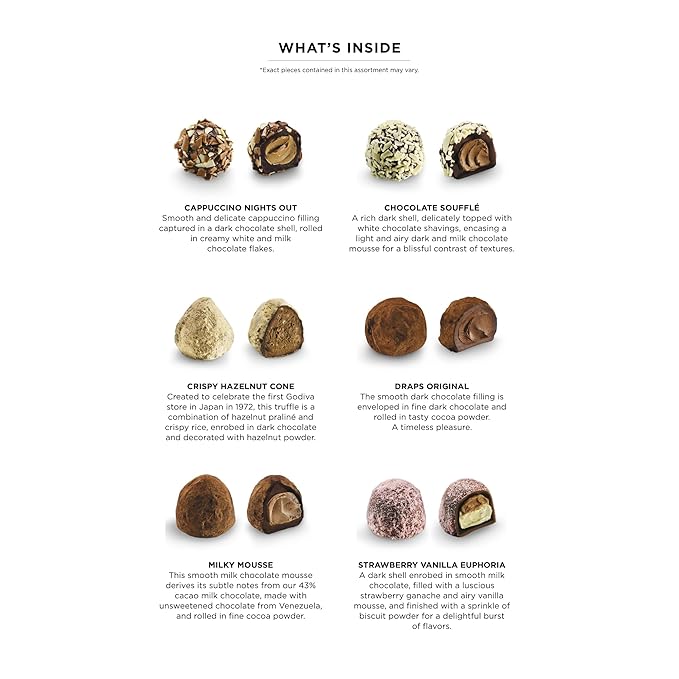 Godiva Signature Truffles Limited Edition Spring Gift Box Belgian Dark &amp Milk Chocolates with Ganache Centers Gourmet Easter Chocolate Gifts Kosher 15 Pc