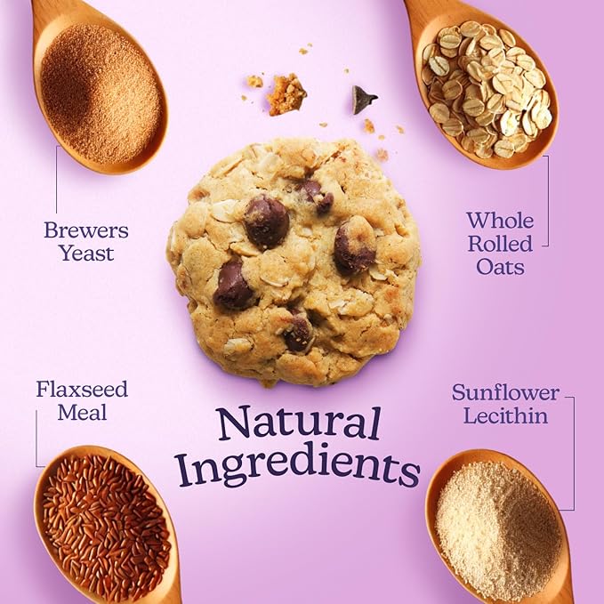 Double Batch -50 Lactation Cookies Mix. Chocolate Chip Oatmeal. Homemade Delicious Cookie Mix- More Mix Less Money Per Ounce. Happy Latch Includes 4 Special Ingredients To Improve Milk Flow Milk-Boo