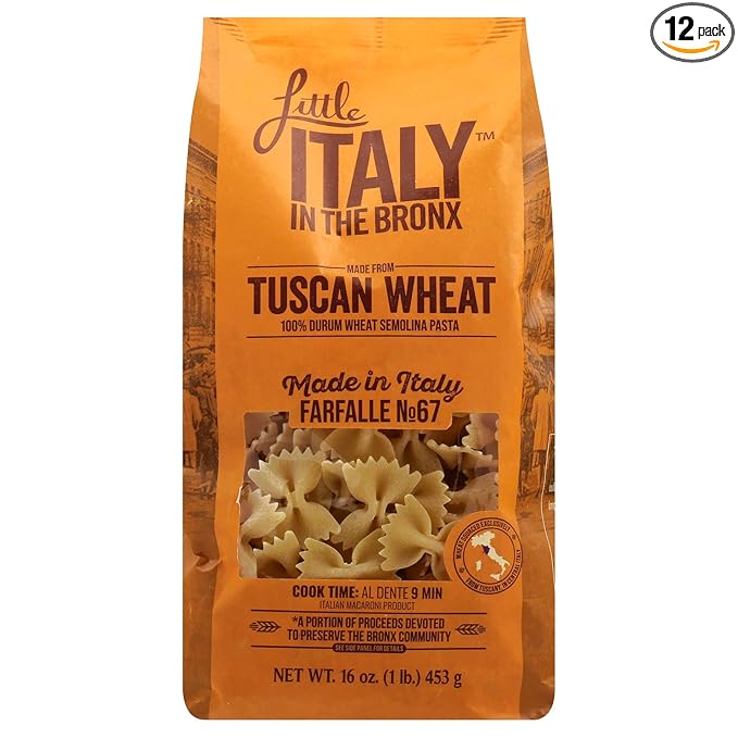 Generic L.ittle Italy in The Bronx Pasta Farfalle No. 67 16OZ Pack of 12