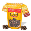 OZARK NUT ROASTERS Chocolate Amaretto Cherries Chocolate-Flavored Cherry Snacks World-Class Gourmet Milk Chocolate Coated Cherries Resealable Pack (14 oz)