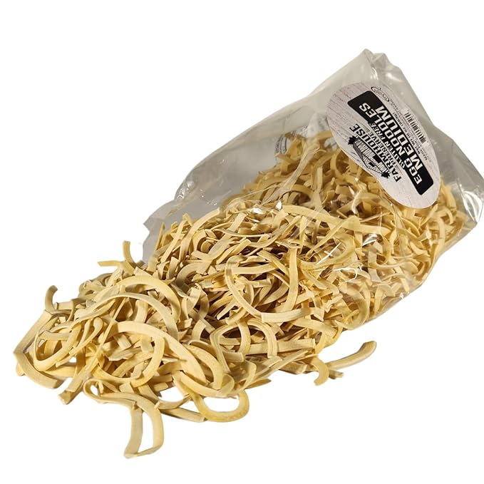Farmhouse Preserve Gluten Free Medium Double Egg Yolk Noodles 10 Oz - Made with Rice Flour Pasta for Soup (10 Ounce (Pack of 2))