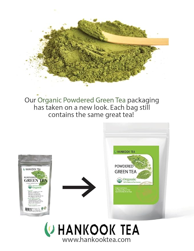 Hankook Tea Organic Powdered Green Tea 3.17 Ounce
