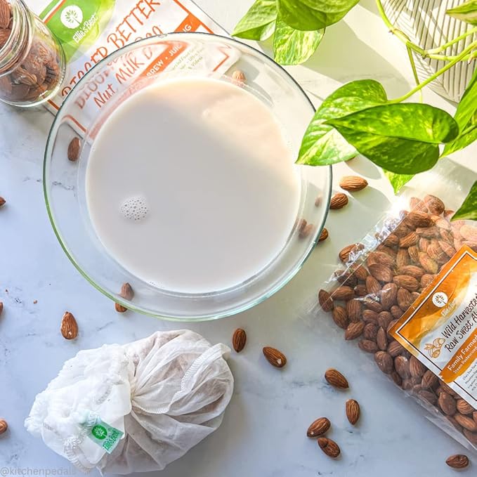 Raw Almonds Sweet Wild Harvest - Bulk - Naturally Steam Pasteurized 100% Natural Almonds - Family Farmed Since 1875 - Raw 5 lb Box From Ellie's Best …