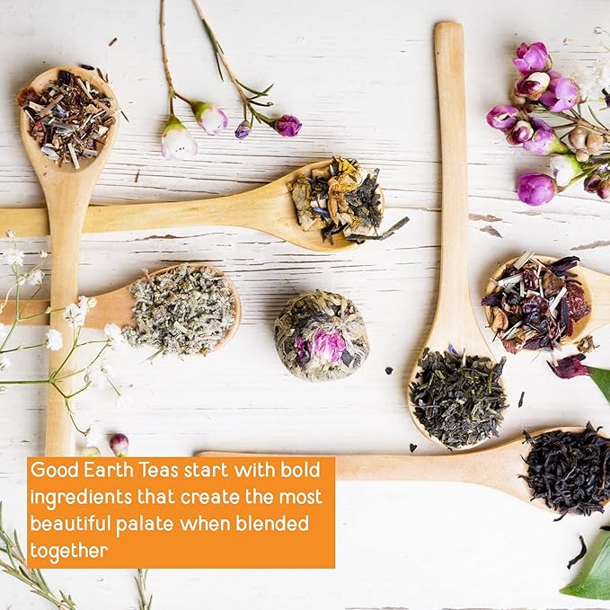 Good Earth Tea Sweet &amp Spicy Chai Black Tea 18 Teabags (Pack of 6)