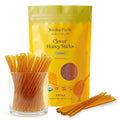 Sunbay Foods Honey Sticks Organic Clover Raw Honey Straws 100% Pure Natural Sweetener for Tea Coffee Snacks and On-the-Go Energy Non-GMO Daily Wellness Support-Made in the USA (100 Count))