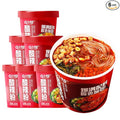 Hot and Sour Noodle Soup Mix Cups Instant Ramen Noodle Cup Pot Glass Noodles Vermicelli Noodles Noodle Soup Spicy Szechuan Flavor 6 Pack/7oz