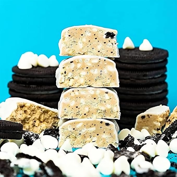 Anabar Protein Bar The Sampler Pack The Protein-Packed Candy Bar World's Best Tasting Protein Bar No Sugar Alcohols High Protein Amazingly Delicious 20 Grams of Protein (6 Bars Crunch &amp Cr