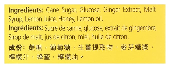 Prince Of Peace Lemon Ginger Honey Crystals Instant Tea Decaffeinated 10 Bags (Pack Of 6)