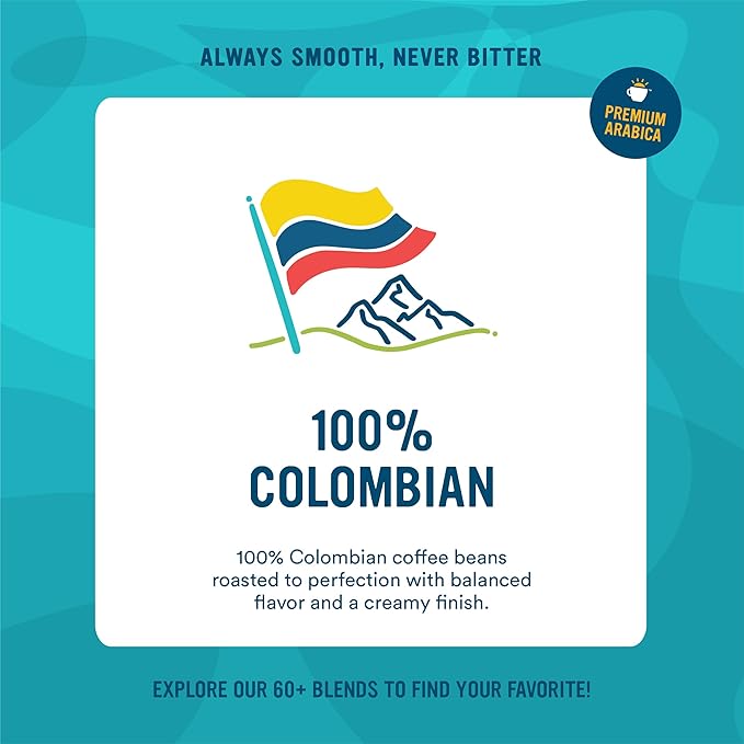 Cameron's Coffee Roasted Ground Coffee Bag 100% Colombian 10 Ounce Pack of 6