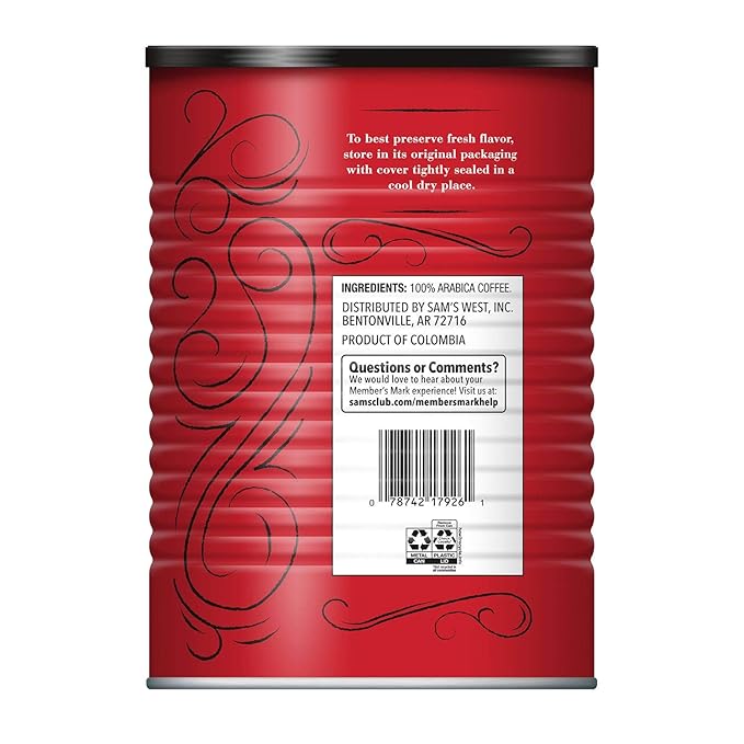 Member's Mark Ground Colombian Coffee Classic Roast 48 Ounce