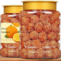 Rock Sugar Kumquats【17.74OZ/Can】Natural Fresh Fruit SnacksHealthy Preserved Fruit SnacksDim SumDelicious Classic Chinese Snack GiftsDried Mixed Fruits (1canSweet kumquat)