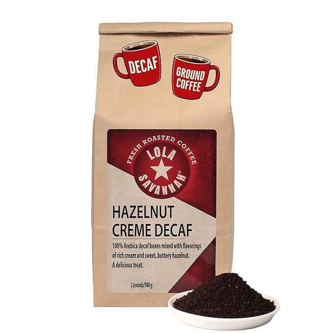 Lola Savannah Hazelnut Crème Ground Decaf Coffee 2lb