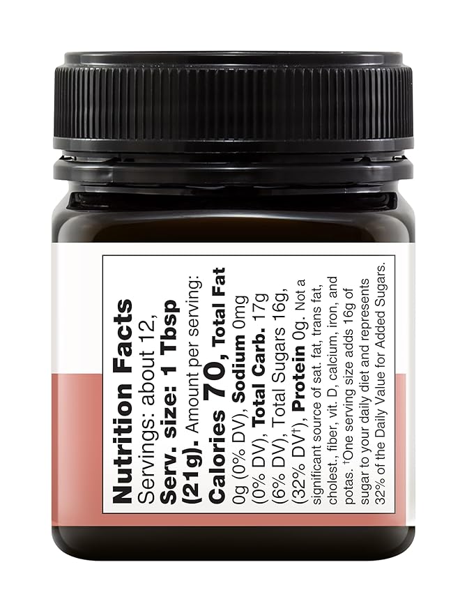 DownUnder Honey New Zealand Manuka Honey UMF 10+ (MGO 263+) Independently Tested and Certified 100% Genuine Honey Manuka Great Taste for Daily Wellness 8.8 oz (250g)