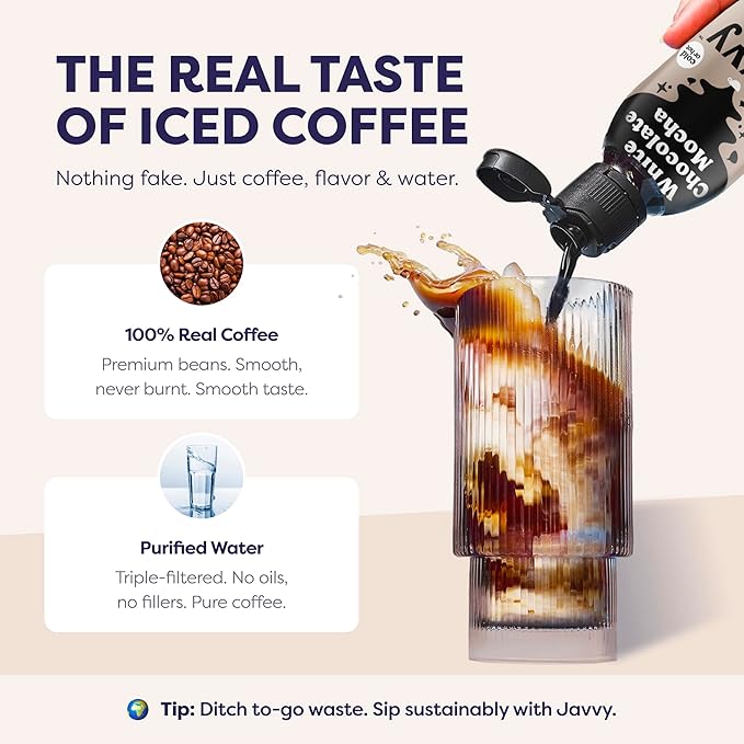 Coffee Concentrate - Limited Release Flavors - Cold Brew Coffee Perfect for Hot or Iced Instant Coffees Hot Drinks Cold Brew Concentrate 35 Servings - White Chocolate Mocha