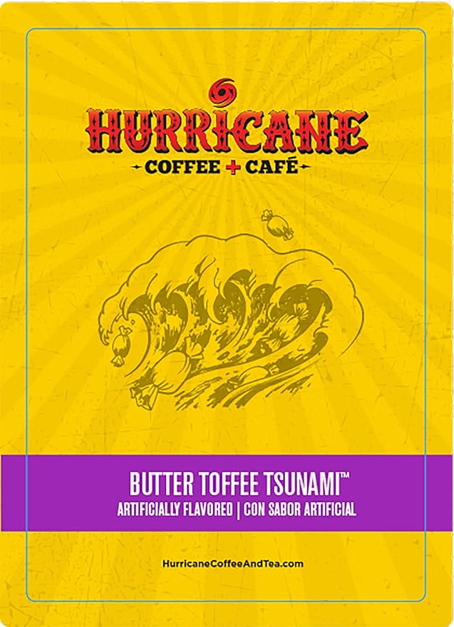 Hurricane Coffee Butter Toffee Tsunami 24 Count