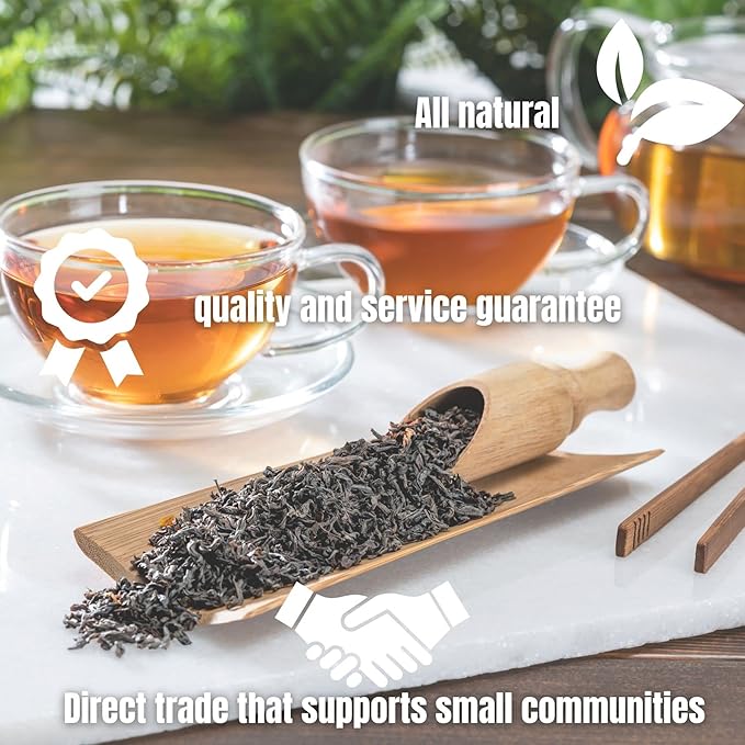 Slofoodgroup Ceylon Black Tea - Loose Leaf Black Tea from Sri Lanka - Pekoe Grade Tea Leaf (12 OZ)…