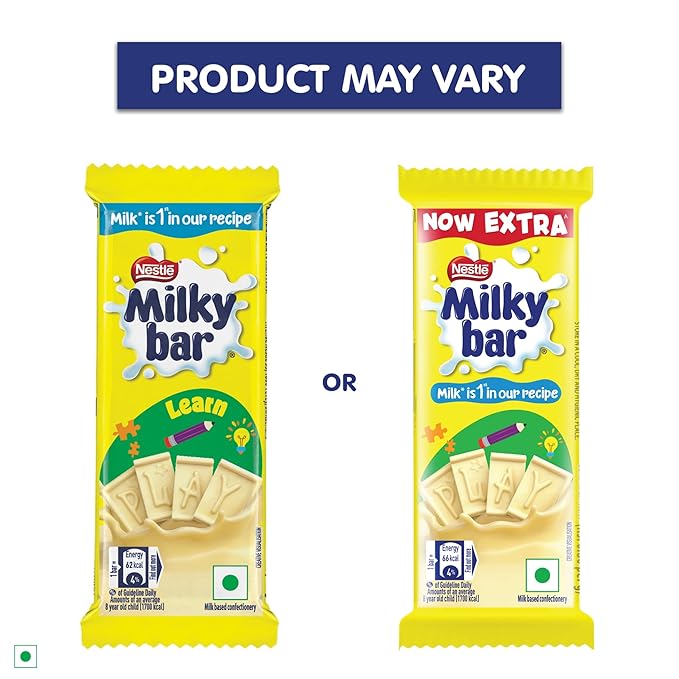 MILKYBAR Yummy Creamy Treat Made with Milk (30 Units x 12.5g) Pack of 2 750g Box