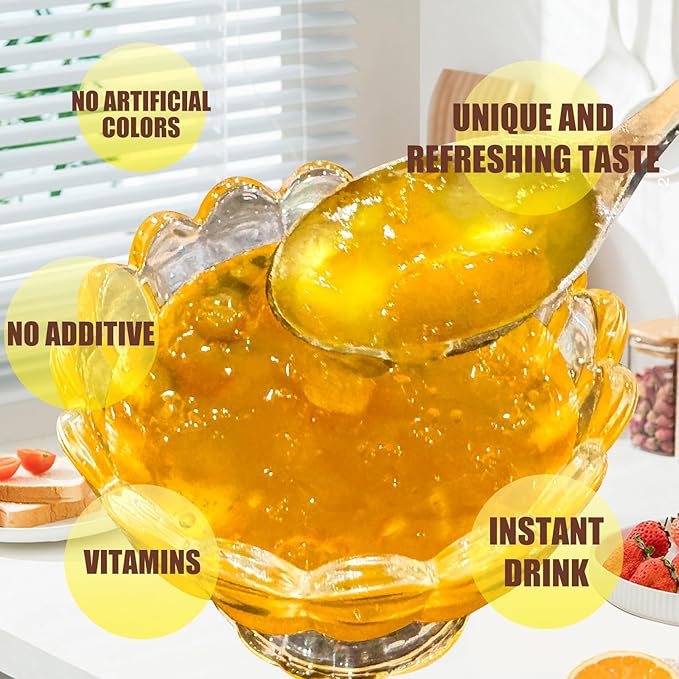Apexy Korean Honey Peach Oolong Tea – Made with Real Fruit No Artificial Colors – Premium Drink Base Smoothies Desserts Cocktails Yogurt Spreads Made in KOREA 35.27oz (1kg). (Peach Oolong Tea)