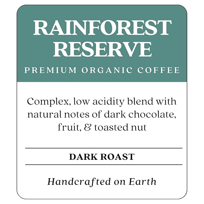 Copper Moon Single Serve Coffee Pods for Keurig K-Cup Brewers Dark Roast Rainforest Reserve Blend 36 Count