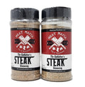 2 Pack of Top of Mississippi Barbecue Seasoning Meat Mafia Spice Rubs Shakers (14.5oz Godfathers Steak Seasoning)