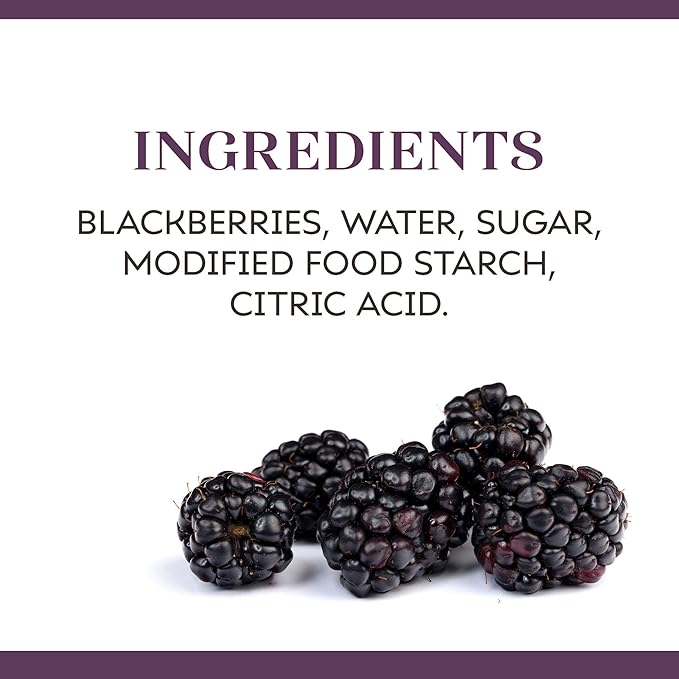 Duncan Hines Wilderness Premium Pie Filling &amp Topping Blackberry 21 Ounce (Pack of 12)