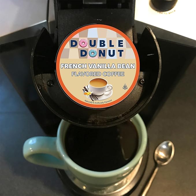 Perfect Samplers French Vanilla Coffee Pods Variety Pack Medium Roast 30 Count for Keurig K-Cup Machines