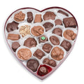 Mrs. Cavanaugh’s 1 lb. Sugar Free (Mixed - 65% Milk &amp 35% Dark) Chocolate Heart Shaped Box