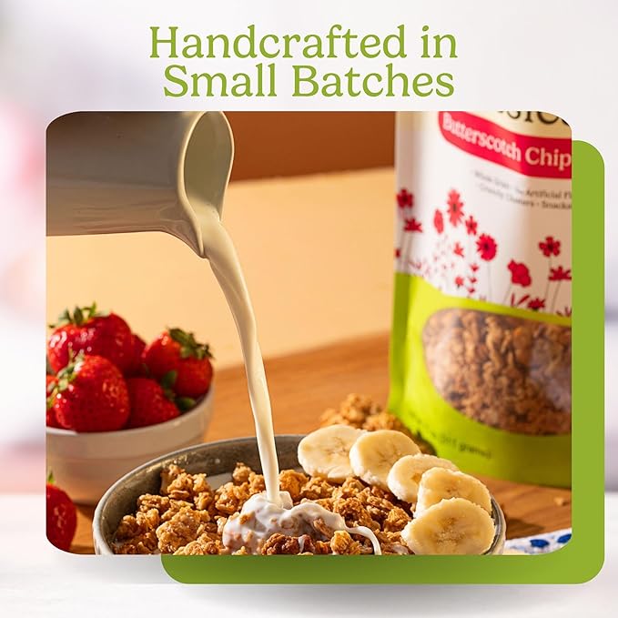 Jessica’s Butterscotch Chip Granola - Handmade Gluten-Free Whole Grain 11oz (3 Pack)