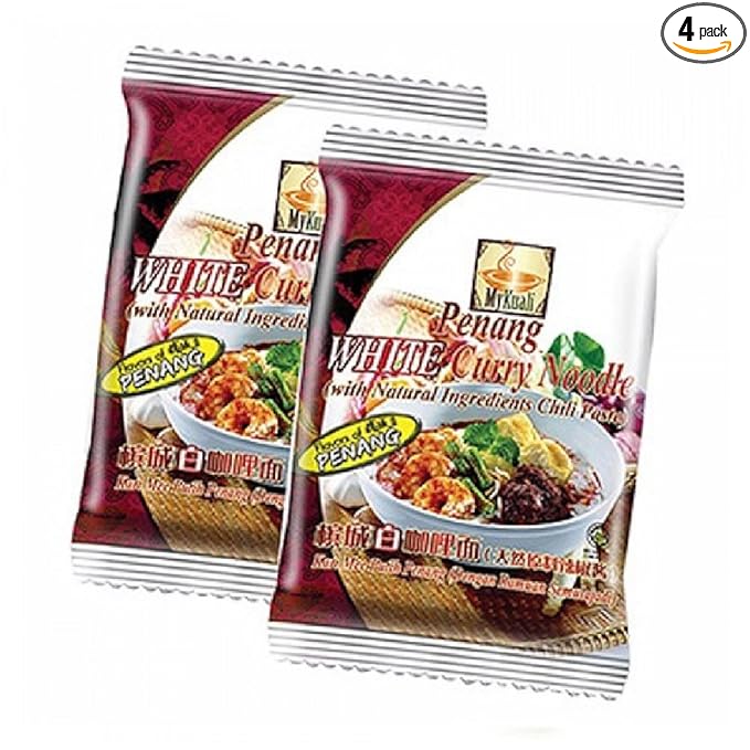 MyKuali Penang Noodles Soup (White Curry 4 Pack)