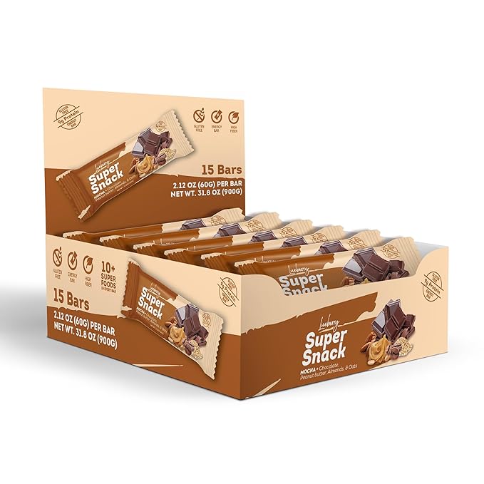 Lueberry Super Snack Bar - Mocha 31.8oz (15 Bars)