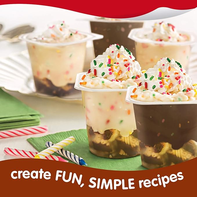 Snack Pack Chocolate and Vanilla Pudding Cups Family Pack 12 Count 6 Pack