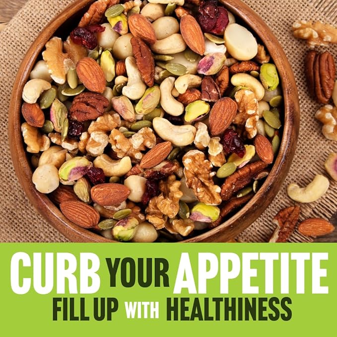 Daily Gourmet Nuts - Unsalted Mixed Nuts Snack Packs/Individually Wrapped Snacks/Nut Snacks/No Peanuts/Healthy Trail Mix Individual Packs/Deluxe Assorted Snacks / 48 Packs
