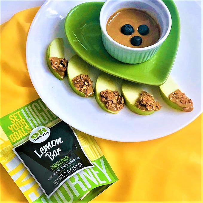 Oh-Mazing Granola Snack Gluten-Free Nut-free No Soy No Preservatives Small Batch 3 Count 9 oz Bags (Lemon Bar)