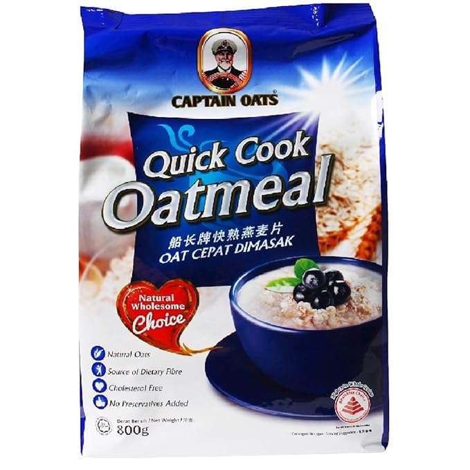 Captain Oats 800g (Quick Cook Oatmeal 1 Pack)