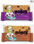 Bobo's Oat Bars Chocolate Chip and Cinnamon Raisin Variety Pack