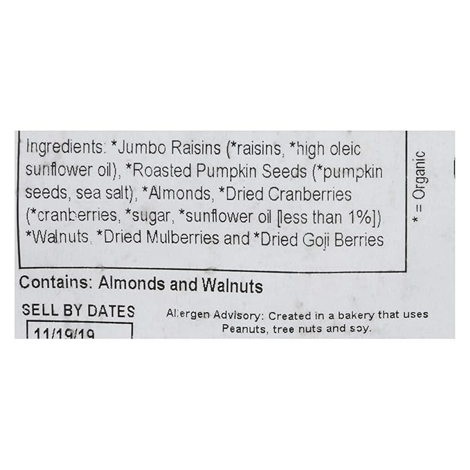GRANDY OATS Organic Antioxidant Trail Mix 1 LB