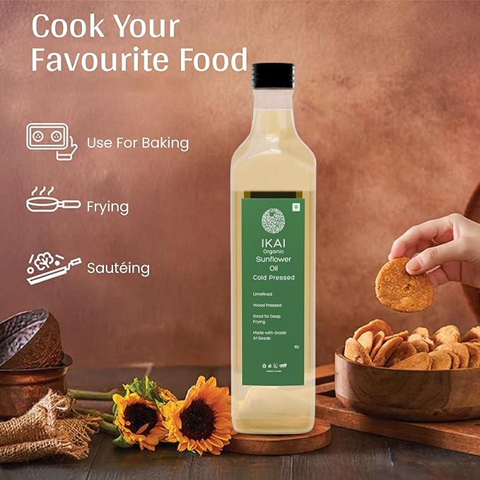 IKAI Organic Sunflower Oil 1L