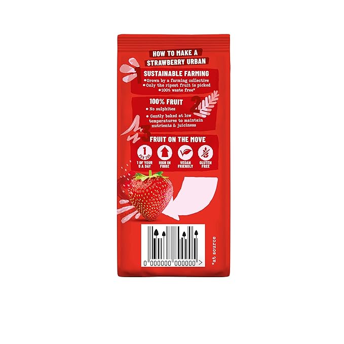 Urban Fruit Strawberries 90 g (Pack of 10)