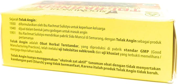 Sido Muncul Tolak Angin Herbal with Honey 5-ct 75 Ml (Pack of 9)