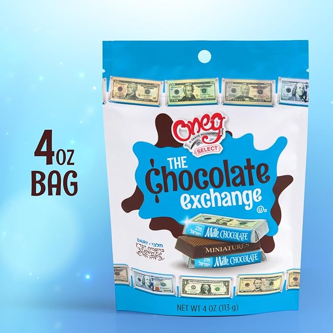 Money Chocolate Bars 4oz Bag of Money Themed Candy Perfect Chocolate Dollar Bills for Party Favors Piñatas Classroom Rewards or Holiday Stockings Great for Kids Adults Teachers and Collectors (