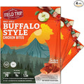 Field Trip Chicken Jerky Bites All Natural and Gluten Free Keto and Paleo-Friendly Healthy Snack Low Calorie High Protein Snacks with No Nitrates 2.2oz Bag 4 Pack Spicy Buffalo Style