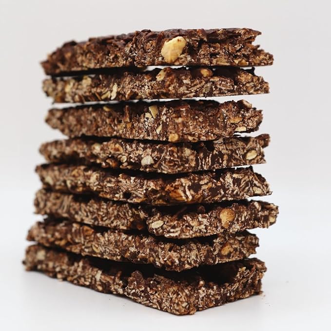 BOLA granola Bars Gluten-Free Original 70% Organic Bittersweet Chocolate Almond &amp Pumpkin Seed 6-Pack