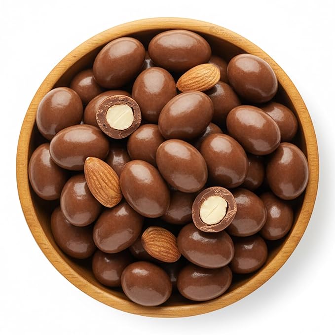 NY Spice Shop Milk Chocolate Covered Almonds - 3 Pound Chocolate Coated Almonds - Holiday Sweet Nut Snacks Festive Gourmet Treat Party Favors Candy Buffet Gift Seasonal Snacks