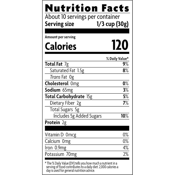 Nature's Path Organic Coconut &amp Cashew Butter Granola 11 oz (Pack of 8) Gluten Free Non-GMO