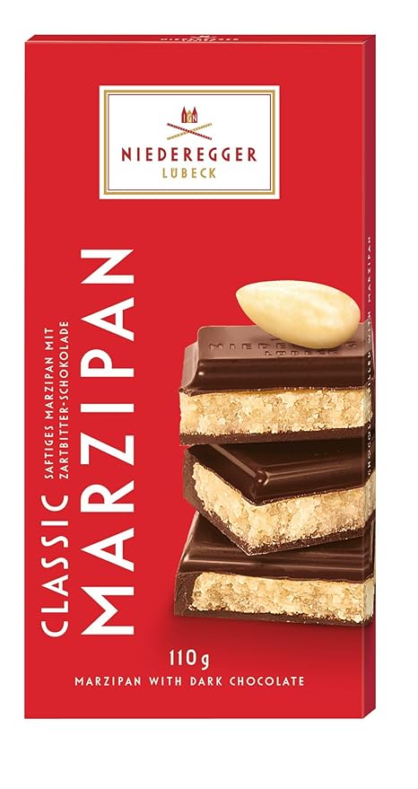 Niederegger Marzipan panel Classic Dark Chocolate (2 x 110g)